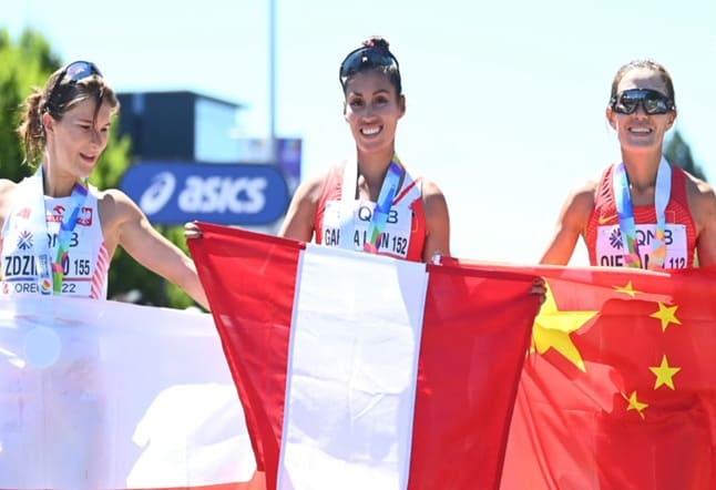 Kimberly García ganó medalla de oro en atletismo